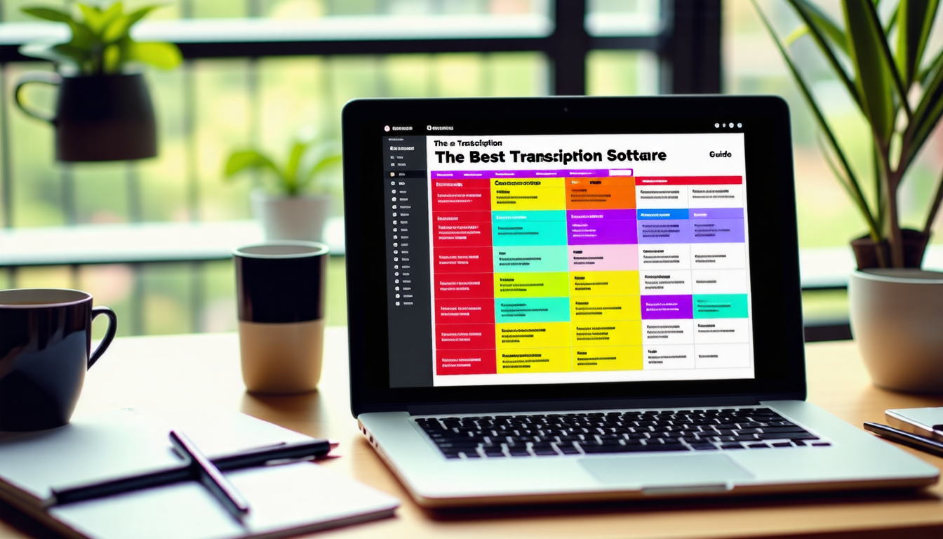 découvrez notre comparatif des meilleurs logiciels de retranscription sur le marché. ce guide d'achat vous aidera à choisir le logiciel adapté à vos besoins, avec des avis détaillés et des fonctionnalités clés pour optimiser votre expérience de retranscription.